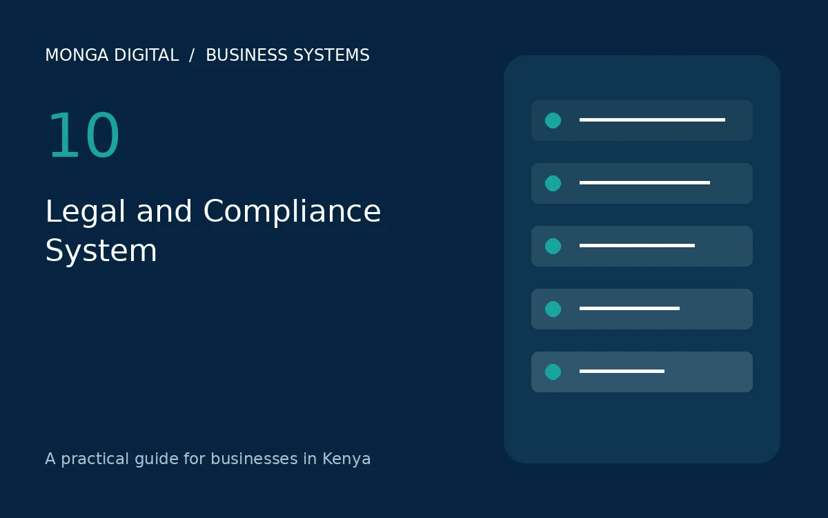 Legal and Compliance System buying guide for organisations in Kenya