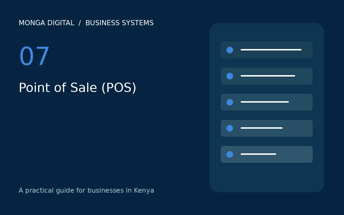 Point of Sale (POS) buying guide for organisations in Kenya