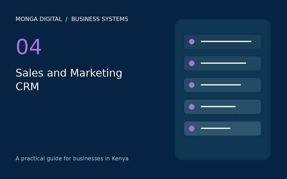 Sales and Marketing CRM buying guide for organisations in Kenya
