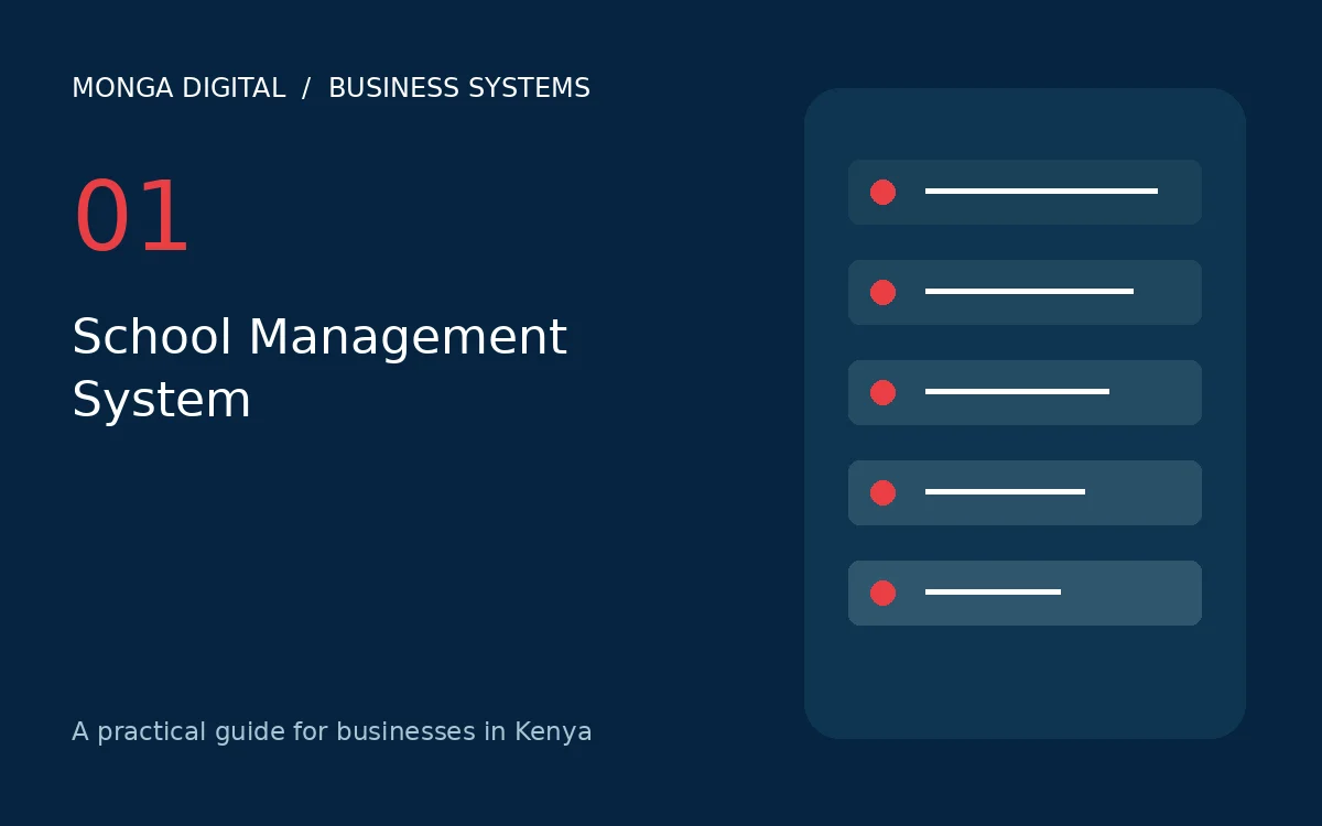 School Management System buying guide for organisations in Kenya